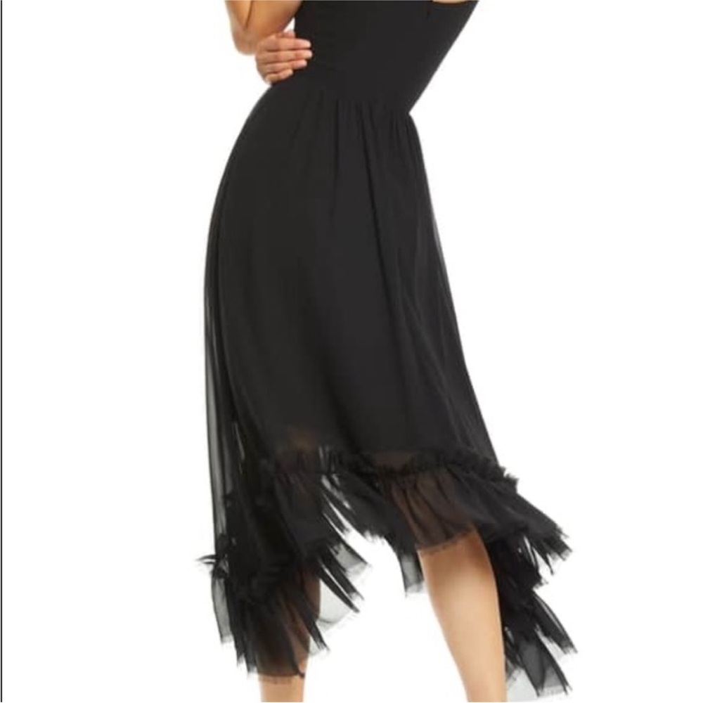 Dress the Population Kayla Midi Dress in Black SZ M EUC - Picture 2 of 7
